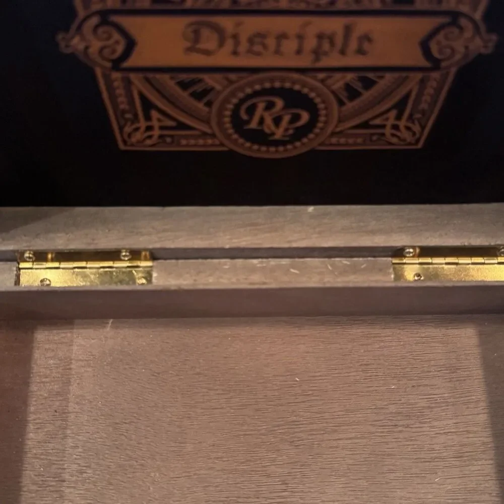 Rocky Patel Disciple Toro Empty Wood Cigar Box 9.5
